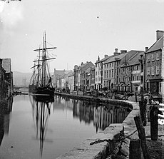 Merchants Quay, Newry, in the late 19th century
