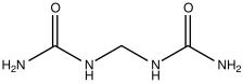 Methylene diurea (MDU) is component of the most popular controlled-release fertilizers. Methylene diurea.svg