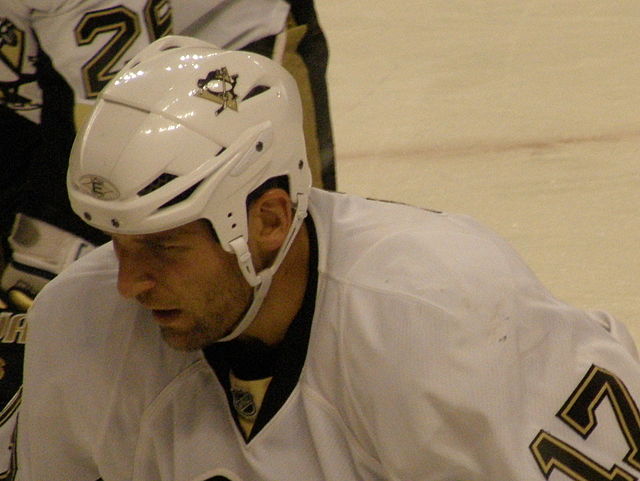 Michael Rupp avec les Penguins de Pittsburgh en 2010