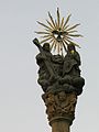Säule mit Skulptur der Heiligen Dreifaltigkeit