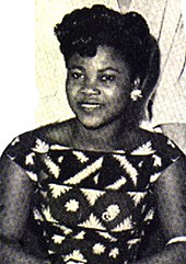 Rajaobelina Bedovoahangy, the first Miss Madagascar 1960. She competed in Miss World 1960. Miss Madagascar 1960.jpg