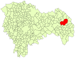 Kaart van Molina de Aragón
