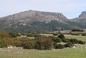 Le versant sud-ouest du mont Chiran