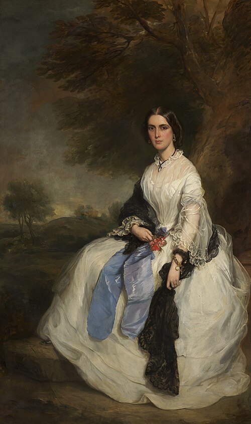 Mrs Margaret Hick by Francis Grant RA, presented at the Royal Academy of Arts, May 1861