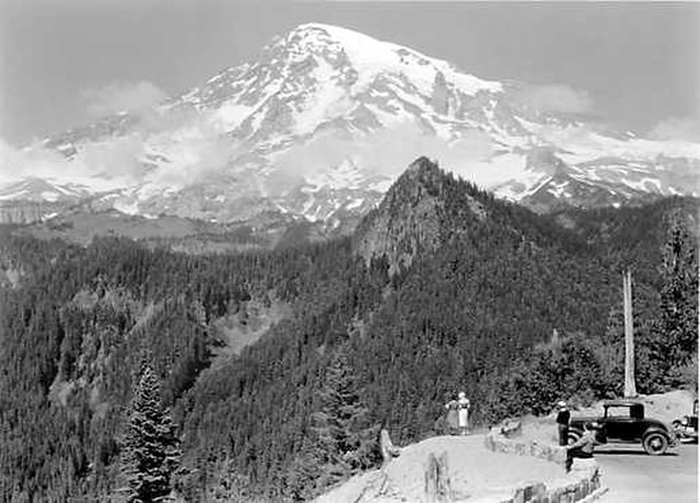 Mount Rainier from Ricksecker Point, 1932