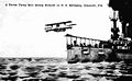 N027950 Curtiss flying boat taking off from USS N. Carolina circa 1916.jpg