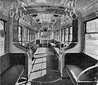 車内（1011AB、北九州線、1954年撮影）