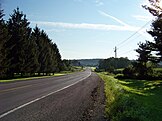 NY 175 just east of Bishop Hill Road