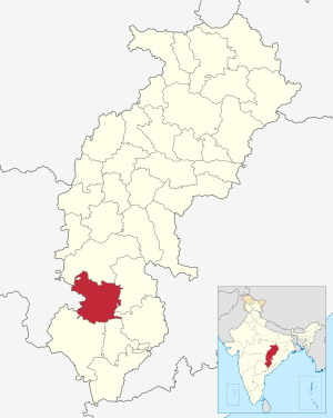 Narayanpur in Chhattisgarh (India).svg