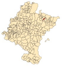 Navarra - Mappa municipale Abaurrea Baja.svg