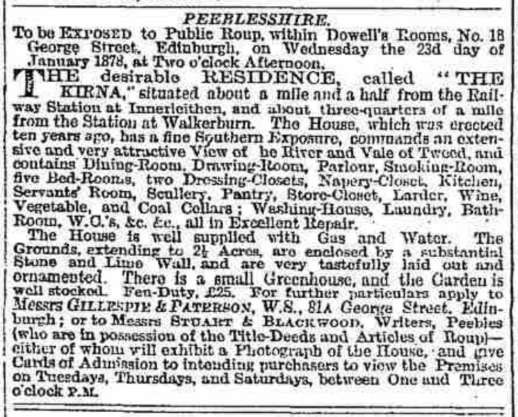 File:Newspaper clipping from The Scotsman 5 January 1878.png