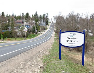 <span class="mw-page-title-main">Newton Robinson</span> Hamlet in Ontario, Canada