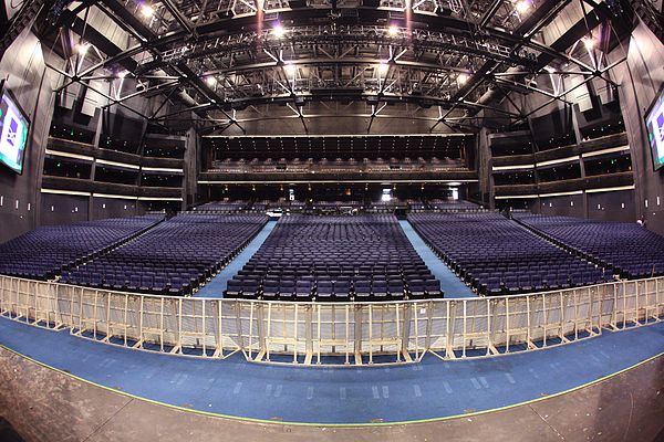 Interior view from the stage in October 2007