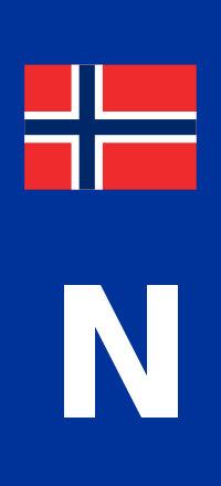 Miniatura para Placas de identificação de veículos da Noruega