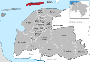 Norderney na mapě
