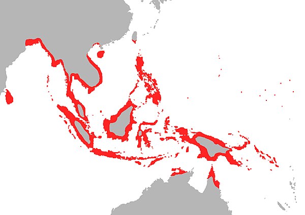 Image: Nypa fruticans Range