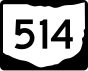 State Route 514 маркер