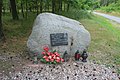 English: Memorial stones in Obliwice. Polski: Pamiątkowy kamień we wsi Obliwice.