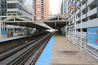 <span class="mw-page-title-main">Washington/Wells station</span> Chicago "L" station