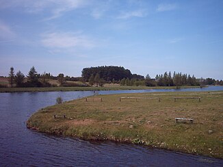 The Orlanka near its confluence with the Narew