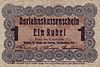 1 rubļa bankas zīme (izlaista 1916)