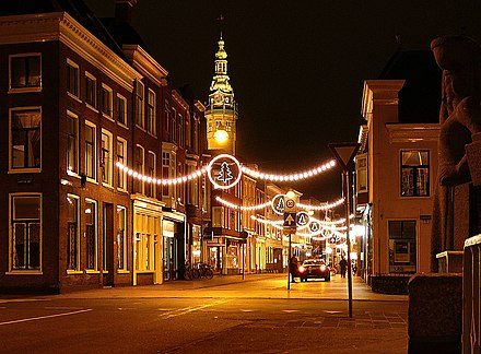 Oude Kijk in 't Jatstraat by night