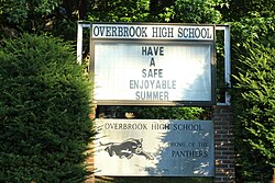 Overbook HS sign Overbrook High School Phila.jpg