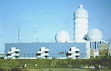 The listening station radomes in 1974