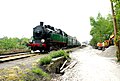 PKP locomotief 6281 van Stoomcentrum Maldegem te Eeklo.