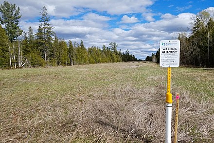 Natural gas pipeline right-of-way through Panmure Alvar Panmure Alvar 2.jpg