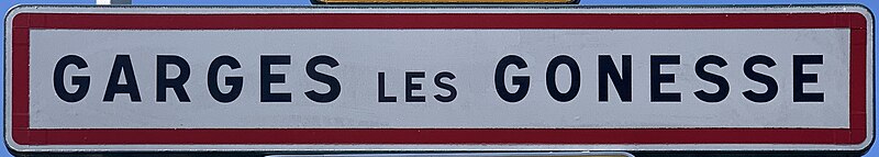 File:Panneau Entrée Garges Gonesse Voie Liaison - Garges-lès-Gonesse (FR95) - 2020-05-30 - 1.jpg