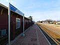 Platform at the Pauls Valley station