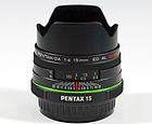 Pentax wide-angle lens DA 15 mm Limited [D]