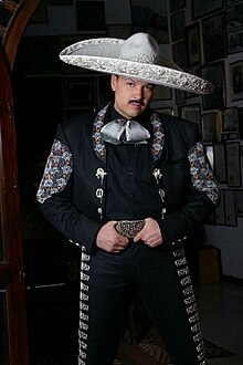 Singer Pepe Aguilar earned his first #1 song with the hit "Miedo" (Eng: Fear), this song spent just one week at the peak position. PepeAguilarCharro.jpg