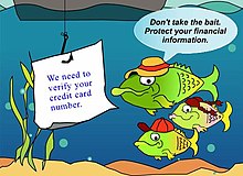Frame of an animation by the U.S. Federal Trade Commission intended to educate citizens about phishing tactics Phish.jpg