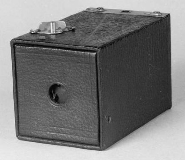 Kodak No 1 Brownie Model B box camera, the first model Adams owned