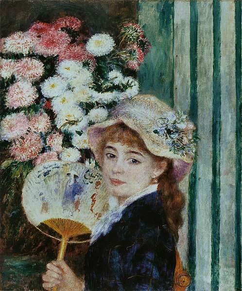 File:Pierre-Auguste Renoir - Jeune Fille avec un éventail.jpg