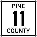 File:Pine County Route 11 MN.svg