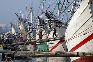 Sunda Kelapa Port in Indonesia