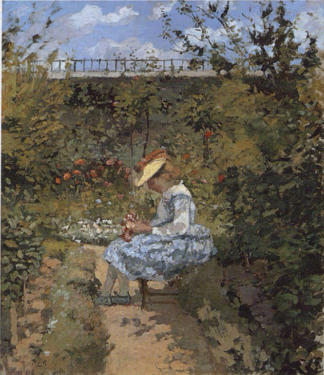 «Жанна в саду, Понтуаз» (1872 год) из частной коллекции