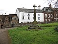 A Plague Cross de Ross-on-Wye, Herefordshire, Inglaterra, chantouse preto do lugar onde foron soterradas numerosas vítimas dunhas peste.