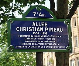 Illustrativt billede af artiklen Allée Christian-Pineau