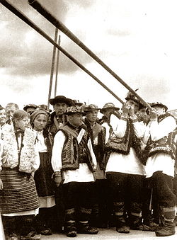 Huculai trembitininkai (1930 m., Lenkija)