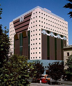 El edificio Portland, en Portland, Oregón, de Michael Graves (1982)