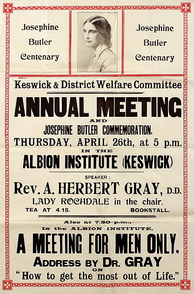 File:Poster - Keswick and District Welfare Committee Annual Meeting, 1928. (22501539898).jpg