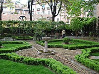 Vista del Jardín del Príncipe de Anglona.