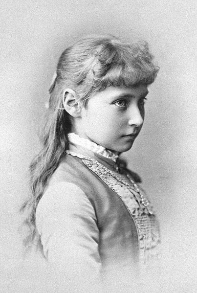 Princess Alix of Hesse and by Rhine when she was a child