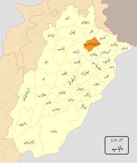 Mandi Bahauddin District District in Punjab, Pakistan