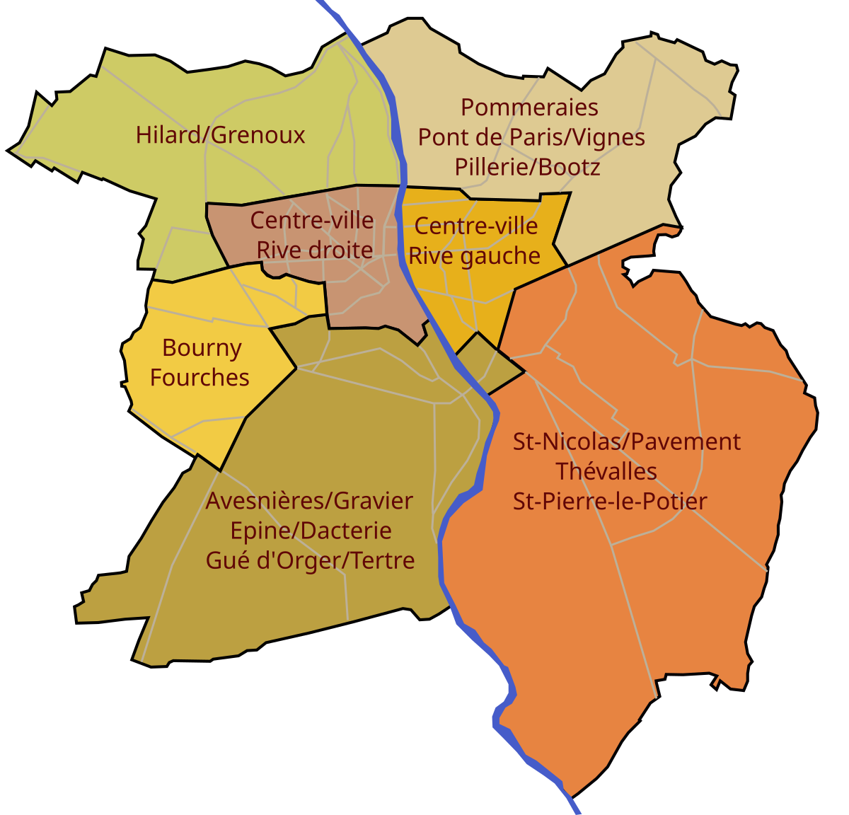 Fichier Quartiers De Laval Mayenne Svg Wikipedia