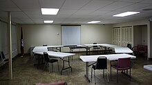 The Van Buren County Quorum Court meets at the courthouse annex, 1414 Hwy. 65 South in Clinton Quorum Court Chambers of Van Buren County, Arkansas.jpg